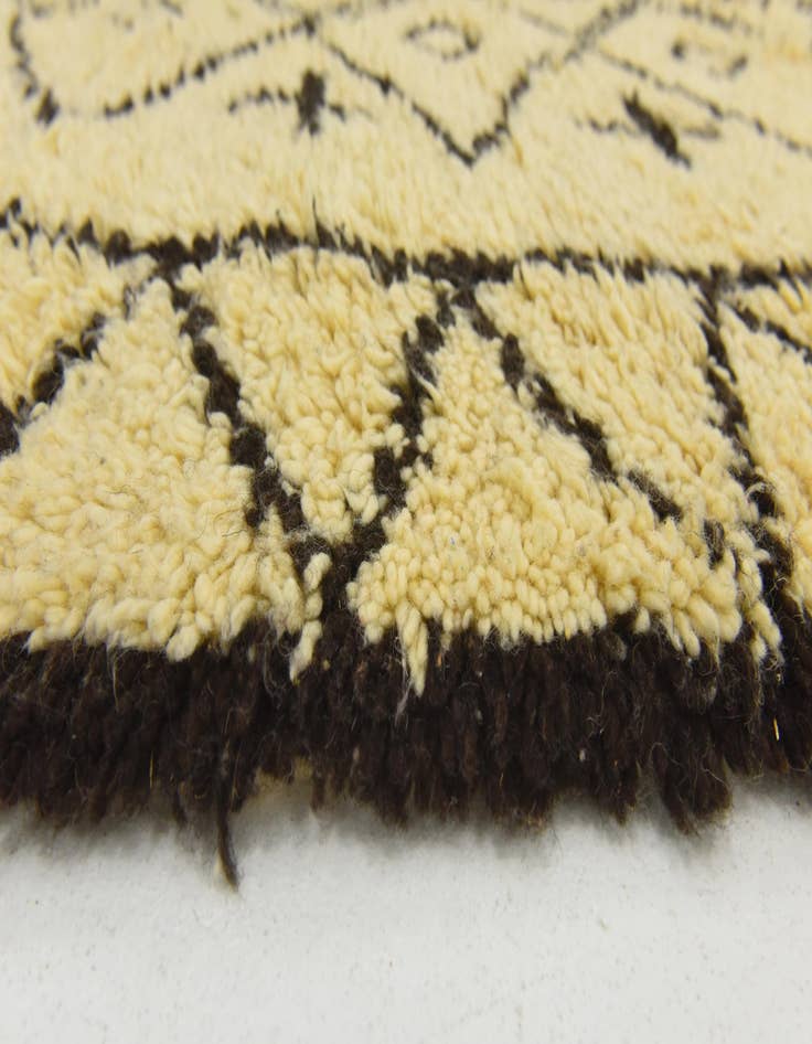 Detail image of 6' 6 x 9' 1  Hand Knotted Moroccan Wool Rug