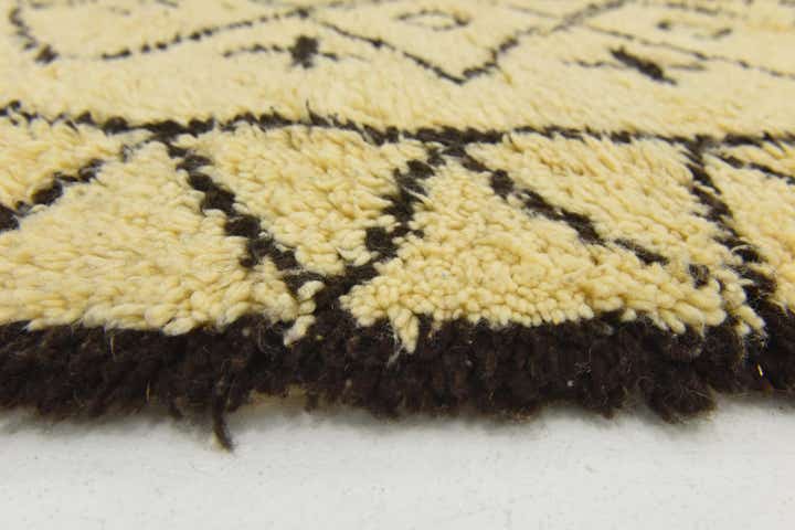 6' 6 x 9' 1 Hand Knotted Moroccan Wool Rug