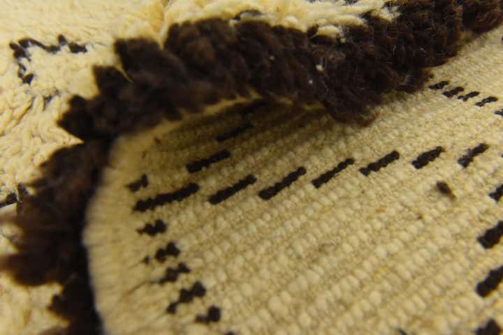 6' 6 x 9' 1 Hand Knotted Moroccan Wool Rug