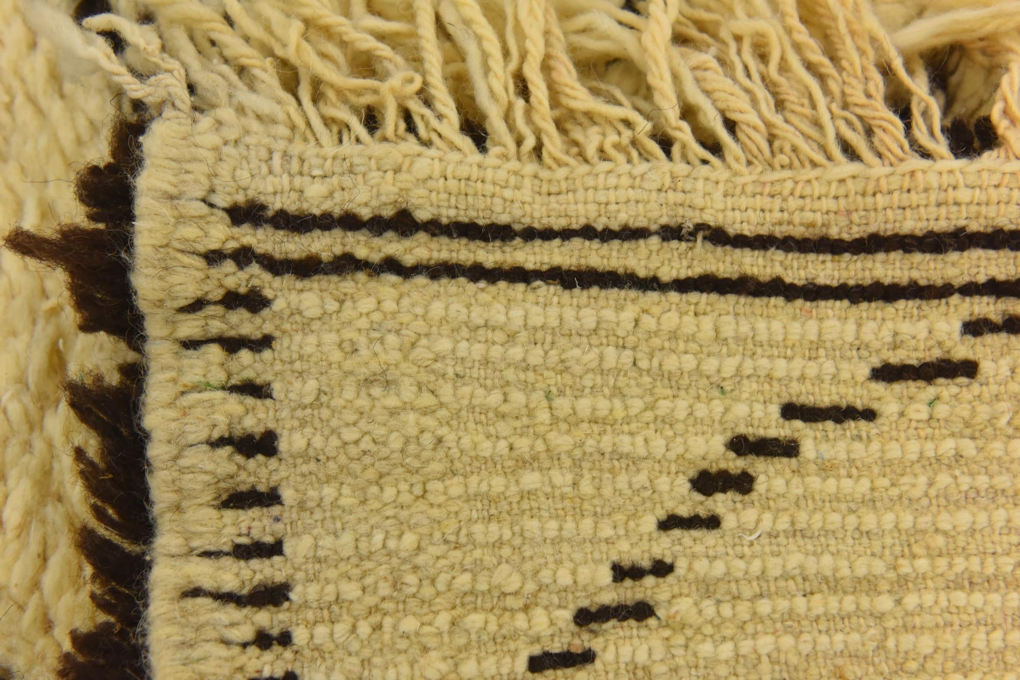 6' 6 x 9' 1 Hand Knotted Moroccan Wool Rug