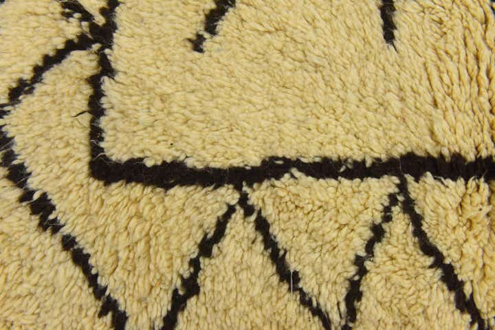 6' 6 x 9' 1 Hand Knotted Moroccan Wool Rug