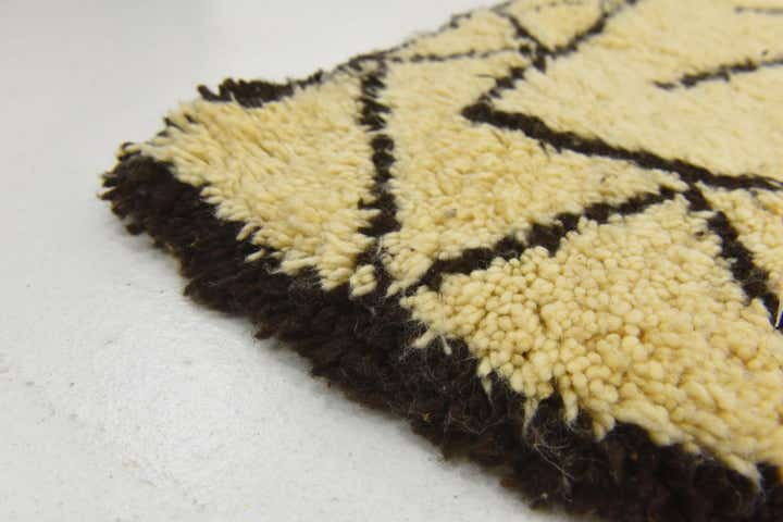 6' 6 x 9' 1 Hand Knotted Moroccan Wool Rug