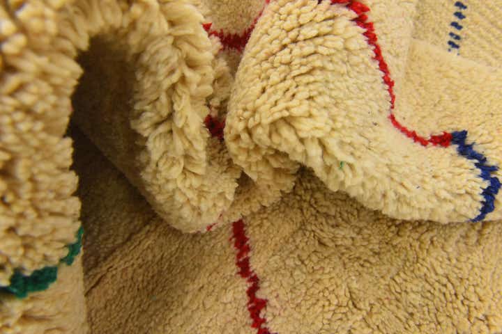 5' 1 x 8' 2 Hand Knotted Moroccan Wool Rug