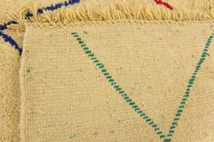 5' 1 x 8' 2 Hand Knotted Moroccan Wool Rug