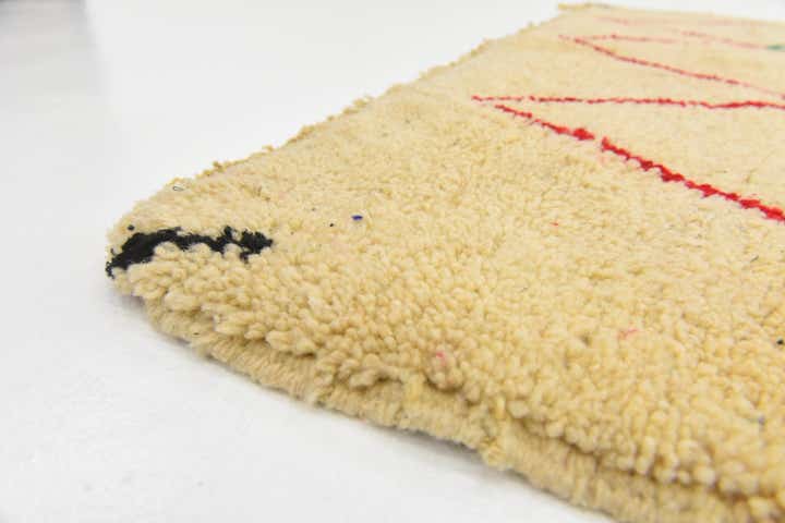 5' 1 x 8' 2 Hand Knotted Moroccan Wool Rug