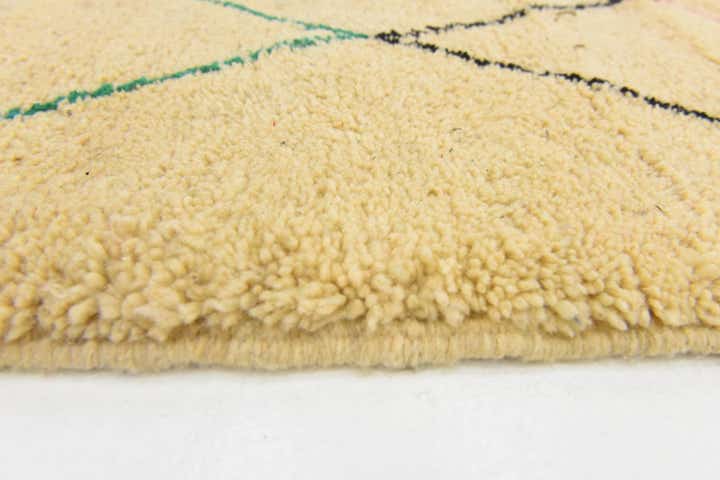 5' 1 x 8' 2 Hand Knotted Moroccan Wool Rug