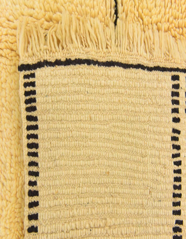 Detail image of 5' 6 x 7' 5  Hand Knotted Moroccan Wool Rug