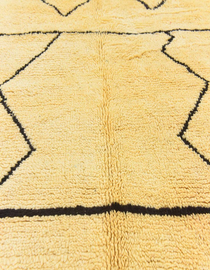 Detail image of 5' 6 x 7' 5  Hand Knotted Moroccan Wool Rug
