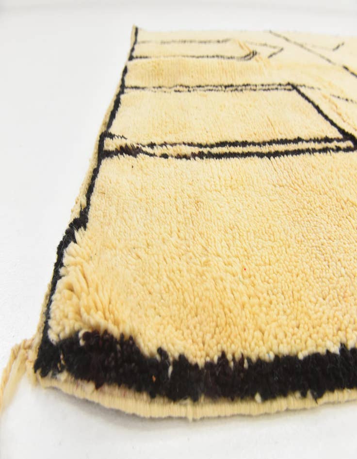 Detail image of 5' 6 x 7' 5  Hand Knotted Moroccan Wool Rug