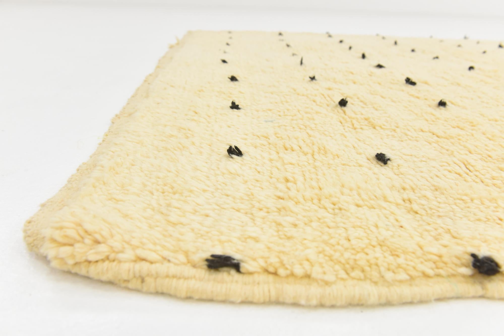 5' x 8' 3 Hand Knotted Moroccan Wool Rug