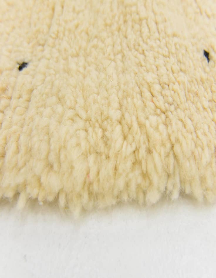 Detail image of 6' 9 x 9' 9 Hand Knotted Moroccan Wool Rug