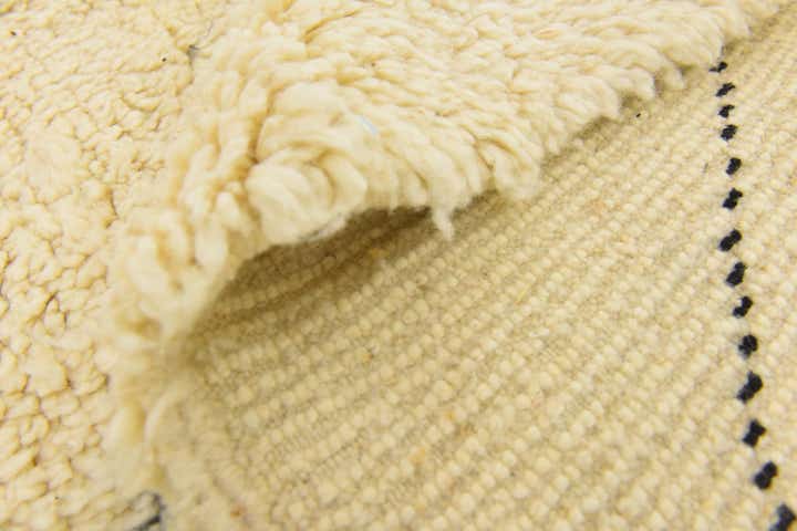 6' 8 x 9' 8 Hand Knotted Moroccan Wool Rug