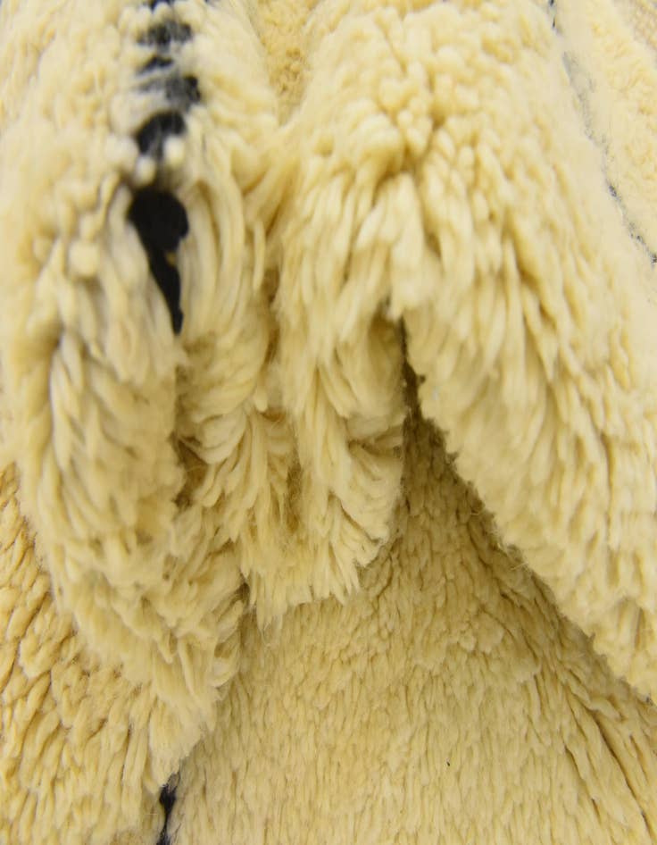 Detail image of 6' 5 x 10' 10  Hand Knotted Moroccan Wool Rug