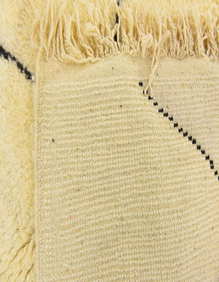 Detail image of 6' 5 x 10' 10  Hand Knotted Moroccan Wool Rug