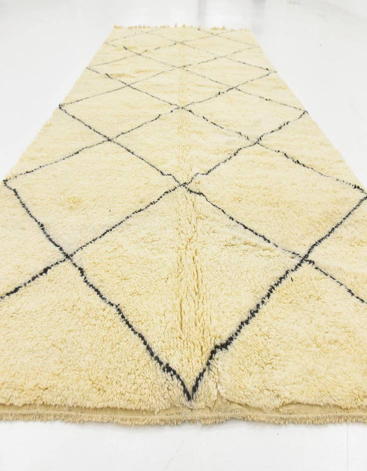 Detail image of 6' 5 x 10' 10  Hand Knotted Moroccan Wool Rug