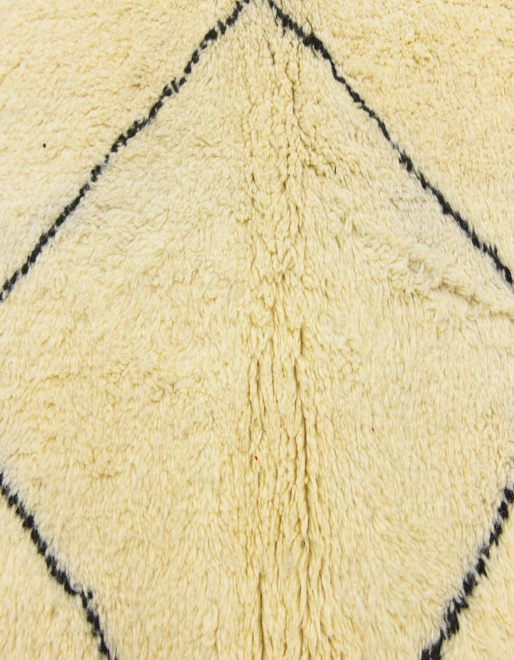 Detail image of 6' 5 x 10' 10  Hand Knotted Moroccan Wool Rug