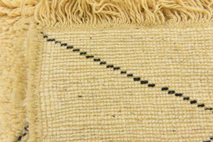 6' 3 x 10' 10 Hand Knotted Moroccan Wool Rug