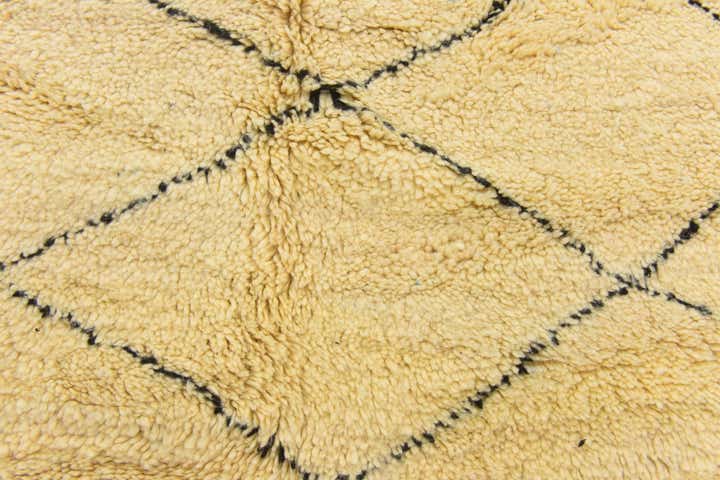 6' 3 x 10' 10 Hand Knotted Moroccan Wool Rug