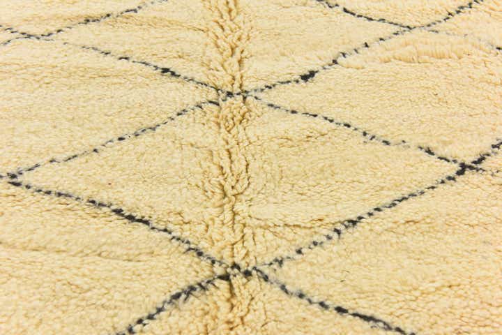 6' 3 x 10' 10 Hand Knotted Moroccan Wool Rug
