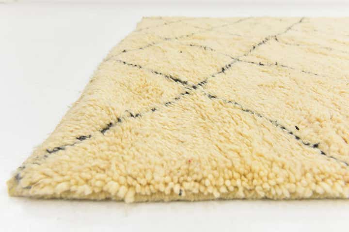 6' 3 x 10' 10 Hand Knotted Moroccan Wool Rug
