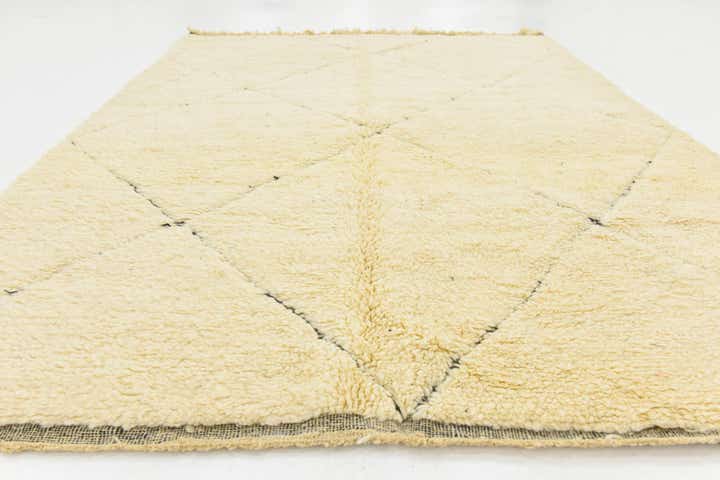 6' 10 x 9' 4 Hand Knotted Moroccan Wool Rug