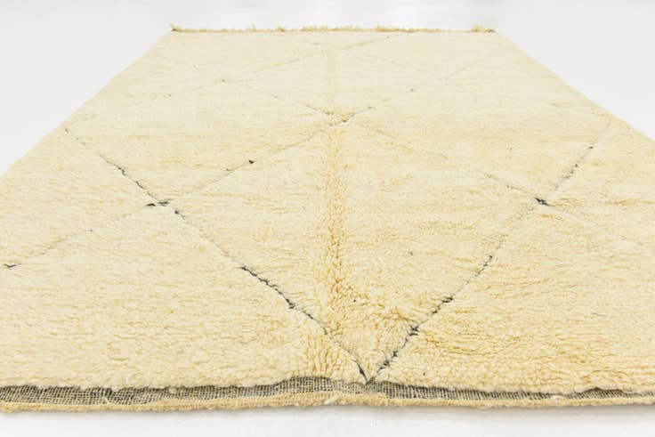 Detail image of 6' 10 x 9' 4 Hand Knotted Moroccan Wool Rug