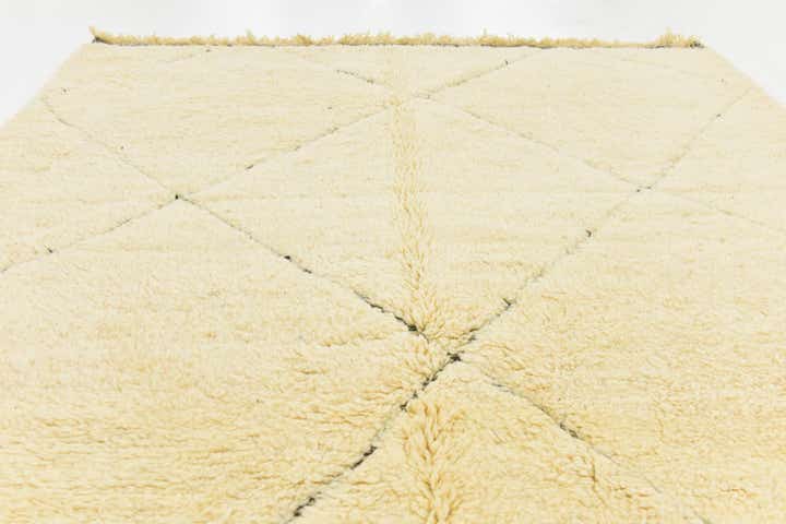 6' 10 x 9' 4 Hand Knotted Moroccan Wool Rug