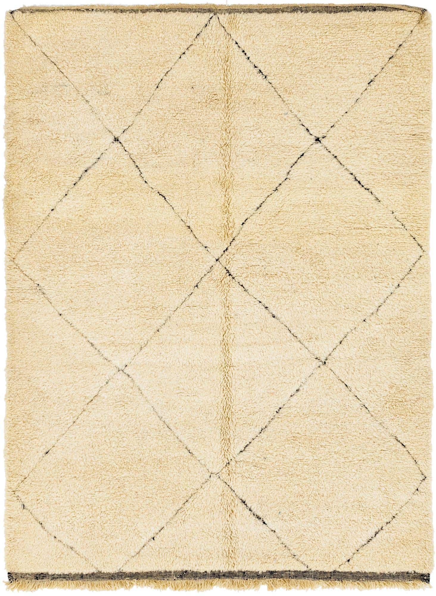 210cm x 285cm Hand Knotted Moroccan Wool Rug