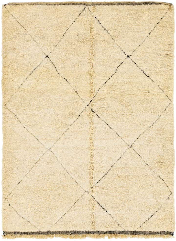 210cm x 285cm Hand Knotted Moroccan Wool Rug