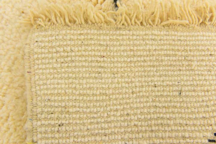 3' 7 x 4' 7 Hand Knotted Moroccan Wool Rug