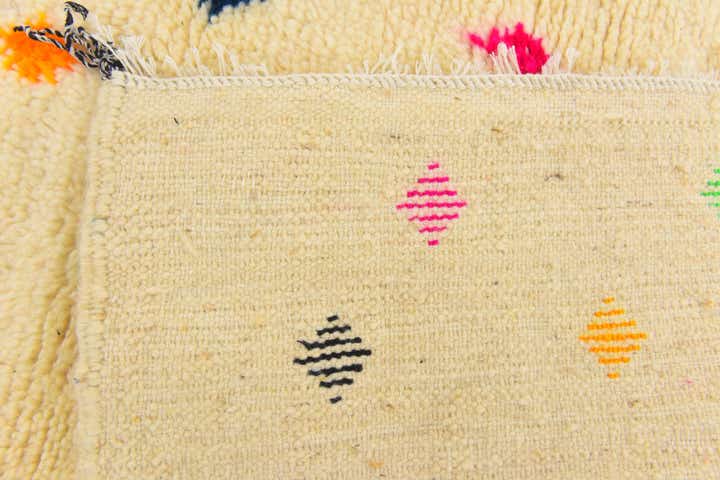 3' 6 x 4' 11 Hand Knotted Moroccan Wool Rug