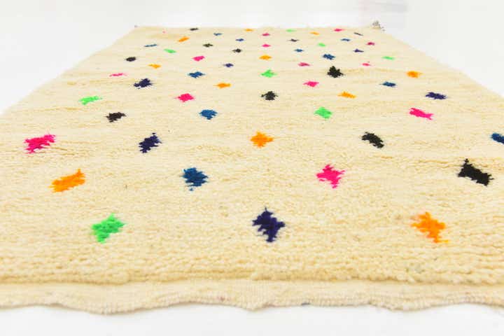 3' 6 x 4' 11 Hand Knotted Moroccan Wool Rug