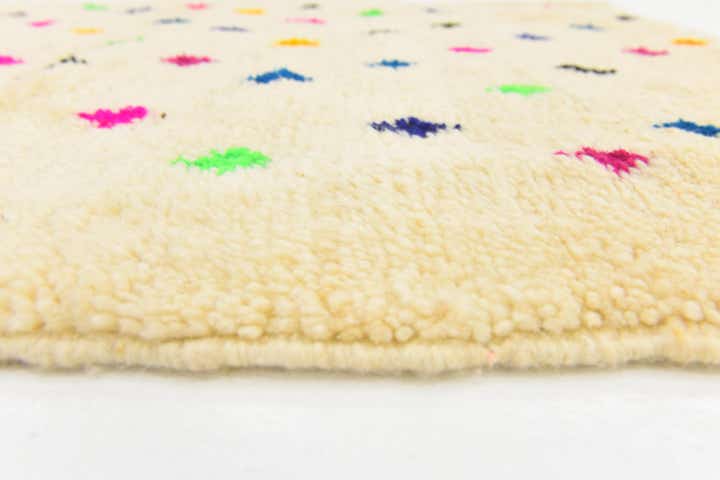 3' 6 x 4' 11 Hand Knotted Moroccan Wool Rug