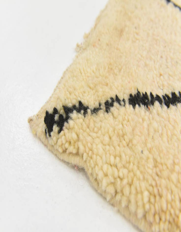 Detail image of 3' 4 x 4' 10  Hand Knotted Moroccan Wool Rug