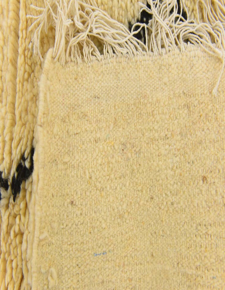 Detail image of 3' 4 x 4' 10  Hand Knotted Moroccan Wool Rug