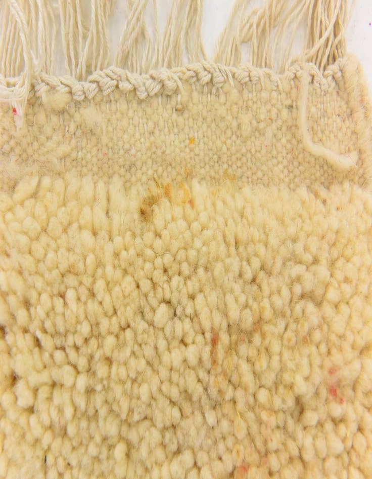 Detail image of 3' 4 x 4' 10  Hand Knotted Moroccan Wool Rug