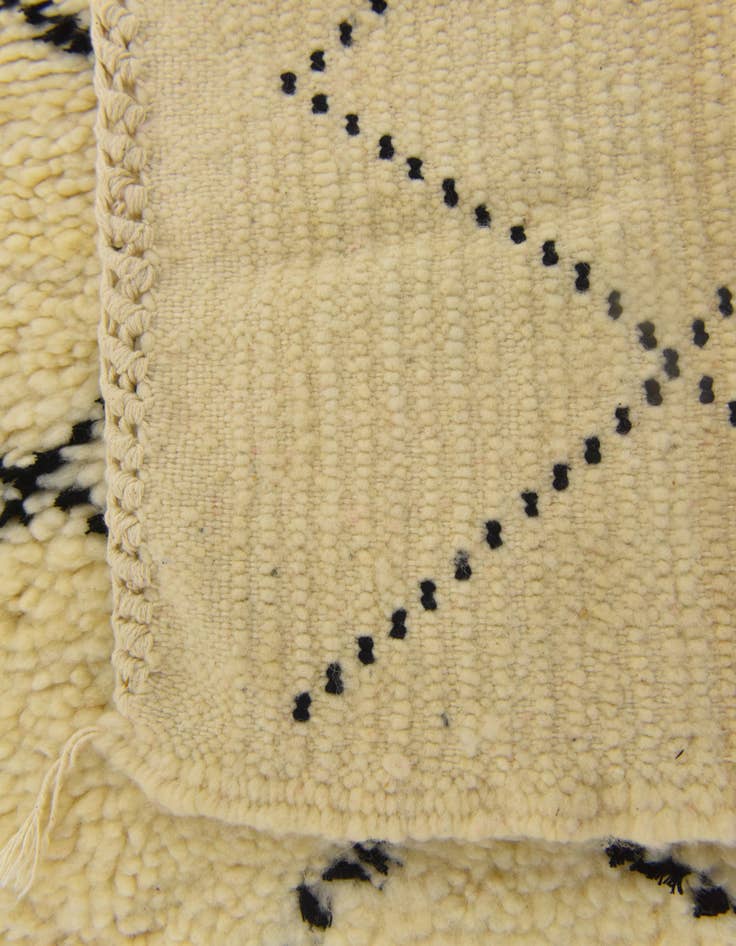 Detail image of 3' 2 x 5' 3  Hand Knotted Moroccan Wool Rug