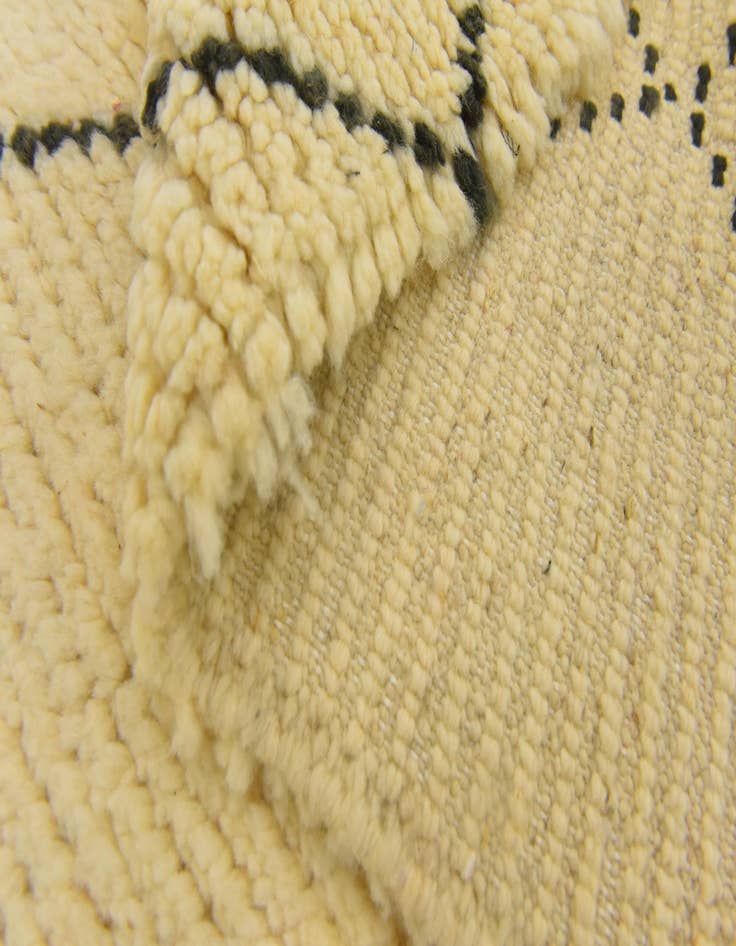 Detail image of 3' 1 x 4' 11  Hand Knotted Moroccan Wool Rug