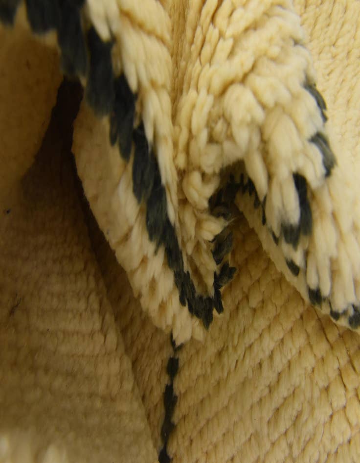 Detail image of 3' 1 x 4' 11  Hand Knotted Moroccan Wool Rug