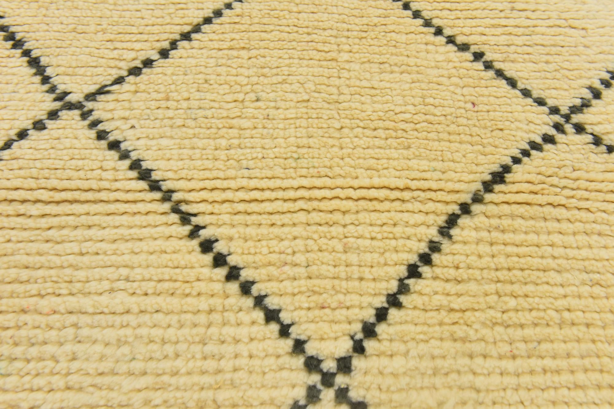 3' 1 x 4' 11 Hand Knotted Moroccan Wool Rug
