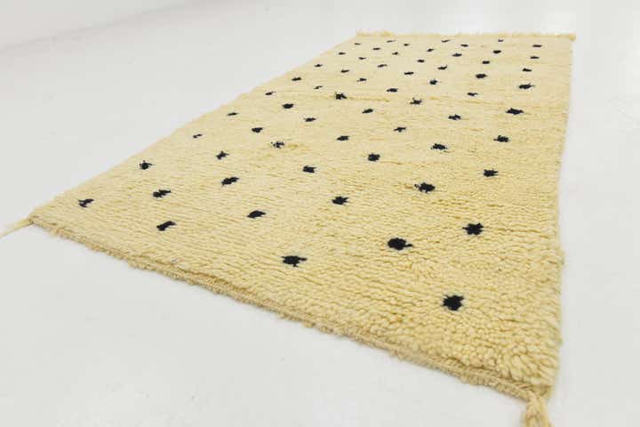 2' 10 x 4' 10 Hand Knotted Moroccan Wool Rug