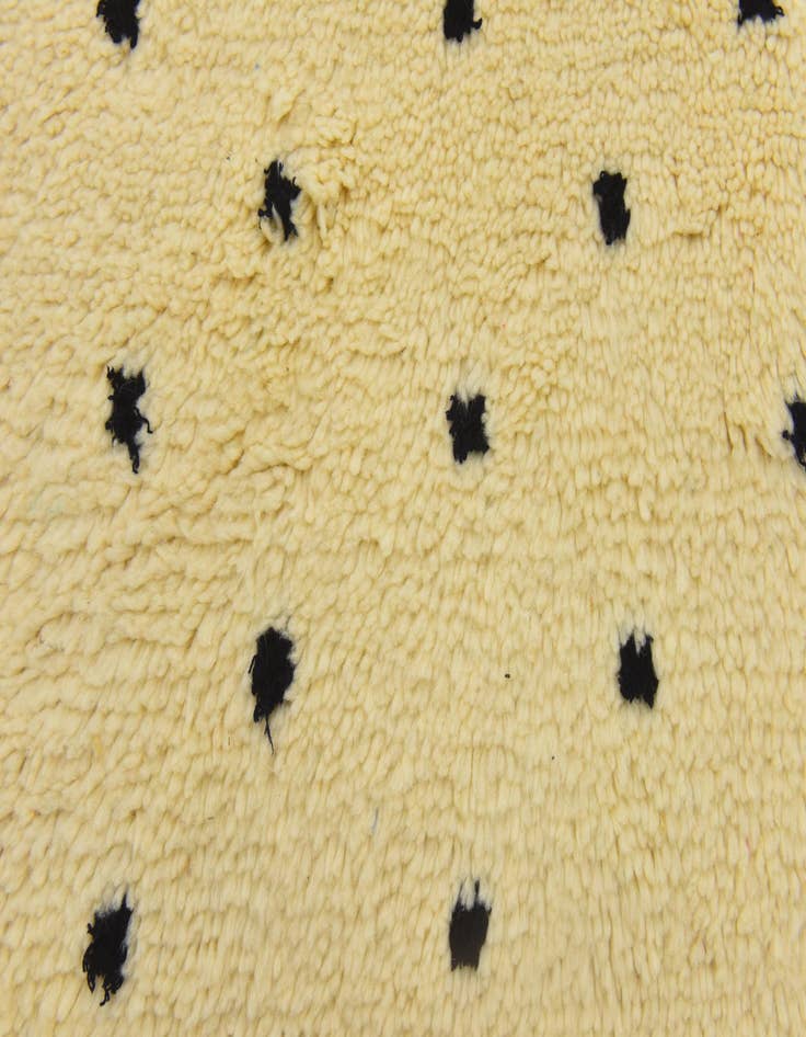 Detail image of 2' 10 x 4' 10  Hand Knotted Moroccan Wool Rug