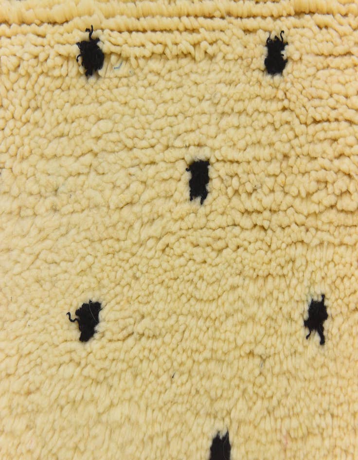 Detail image of 2' 10 x 4' 10  Hand Knotted Moroccan Wool Rug