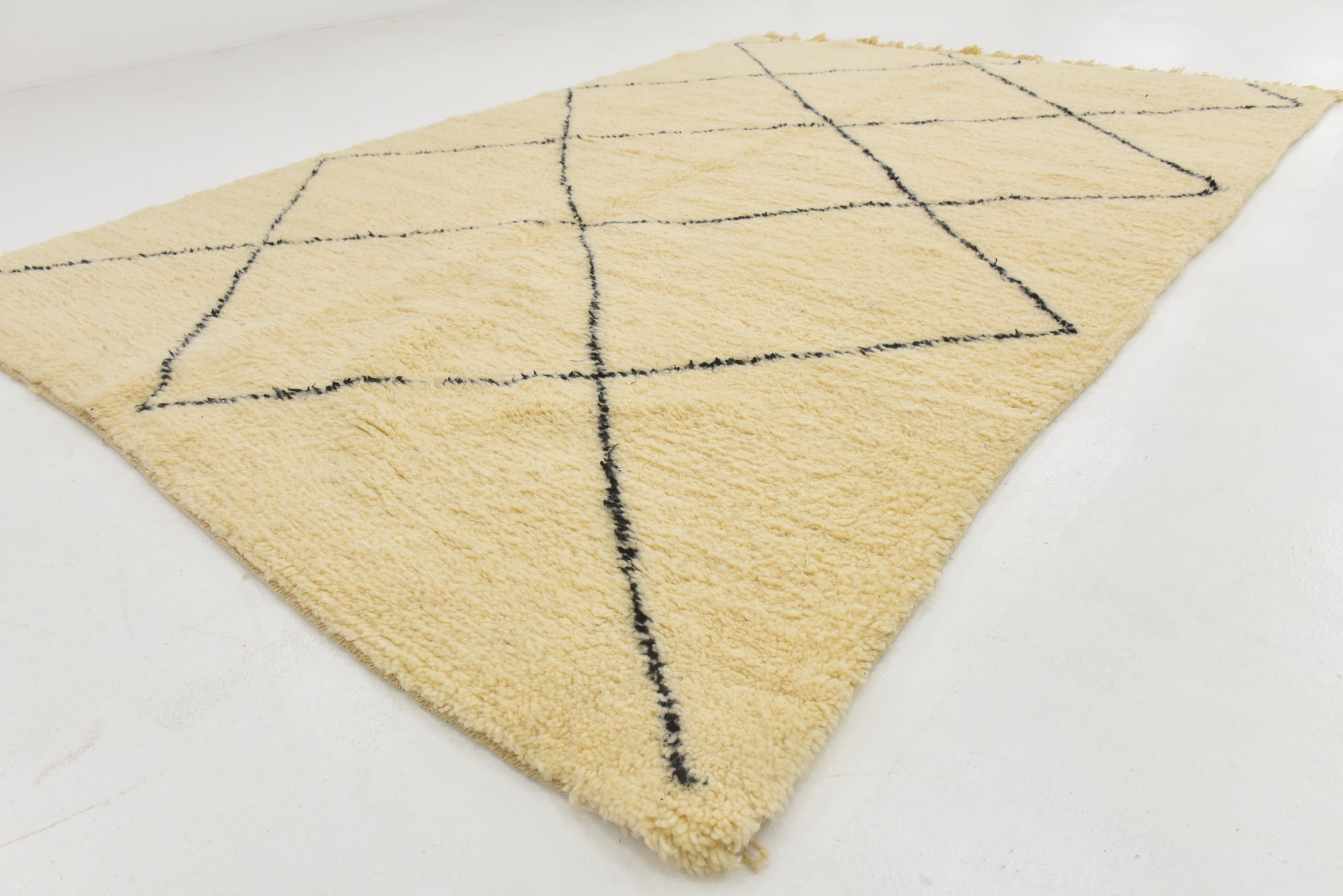 6' 10 x 10' Hand Knotted Moroccan Wool Rug