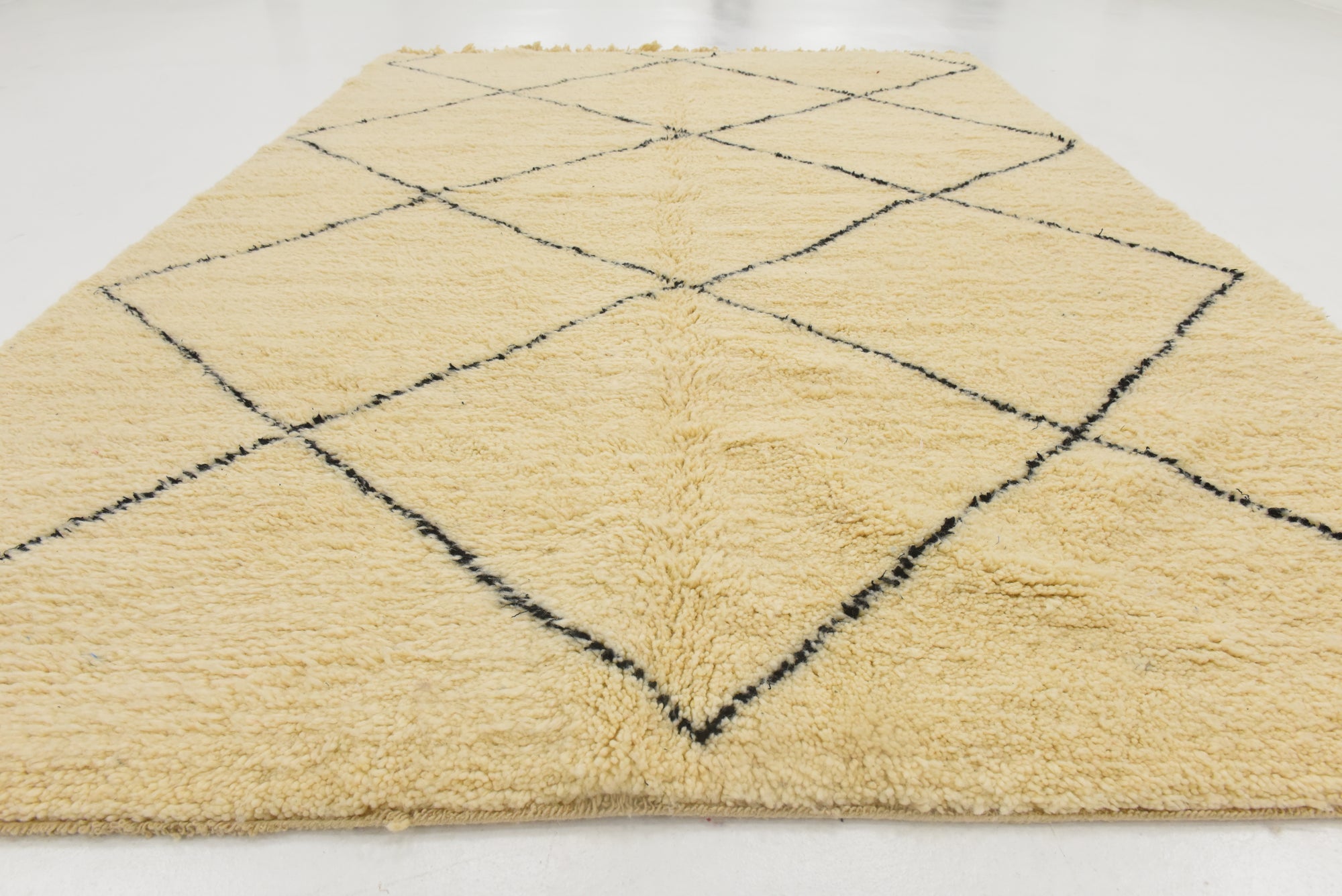 6' 10 x 10' Hand Knotted Moroccan Wool Rug