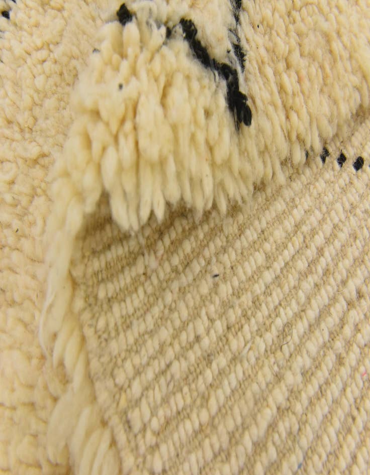 Detail image of 6' 6 x 9' 4  Hand Knotted Moroccan Wool Rug