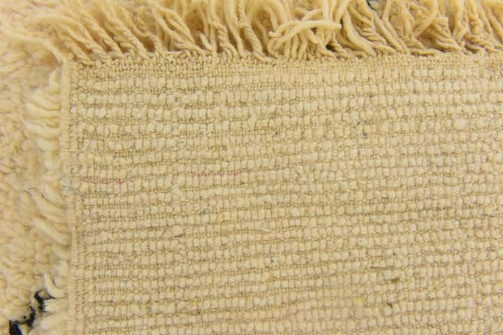 6' 6 x 9' 4 Hand Knotted Moroccan Wool Rug