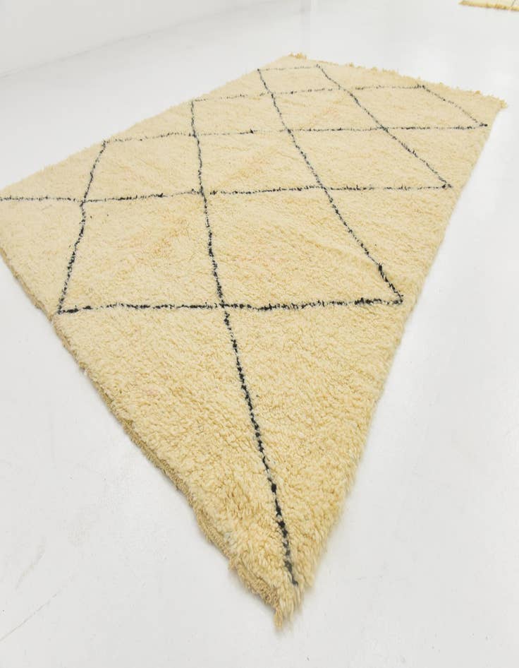 Detail image of 6' 6 x 9' 4  Hand Knotted Moroccan Wool Rug