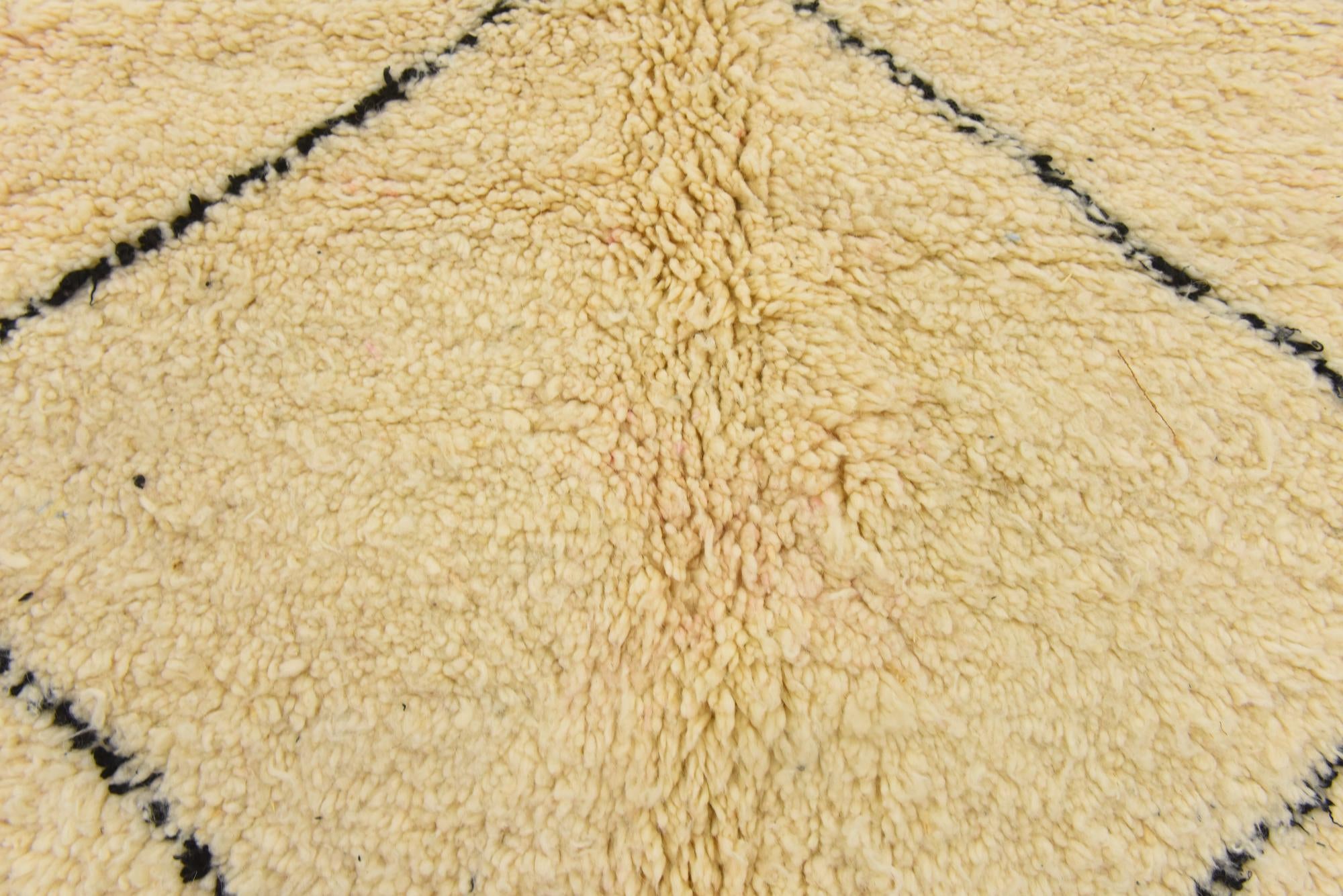 6' 6 x 9' 4 Hand Knotted Moroccan Wool Rug