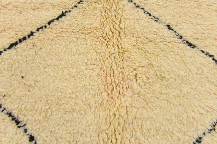 6' 6 x 9' 4 Hand Knotted Moroccan Wool Rug